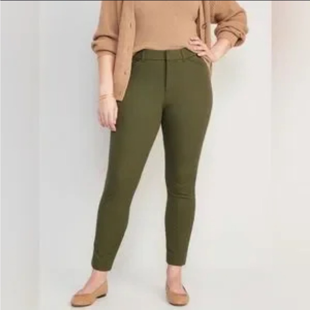 Old Navy High rise Pixie Never Fade skinny pants dressy casual trousers